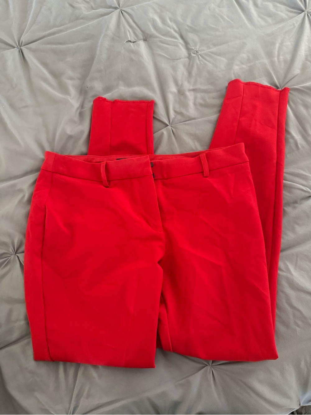 Women's Red Professional Pants